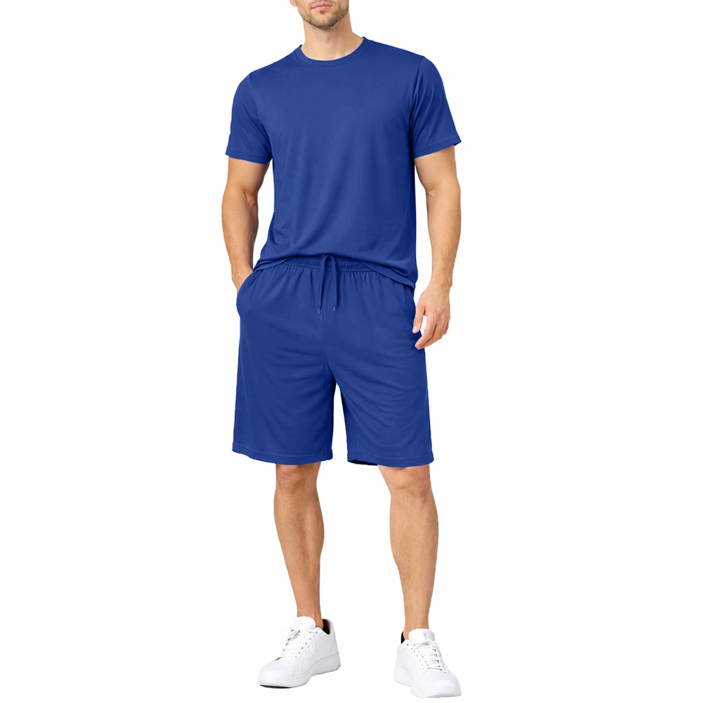 Men’s 2 Piece Athletic Tee/Short Active Set (S-2XL)