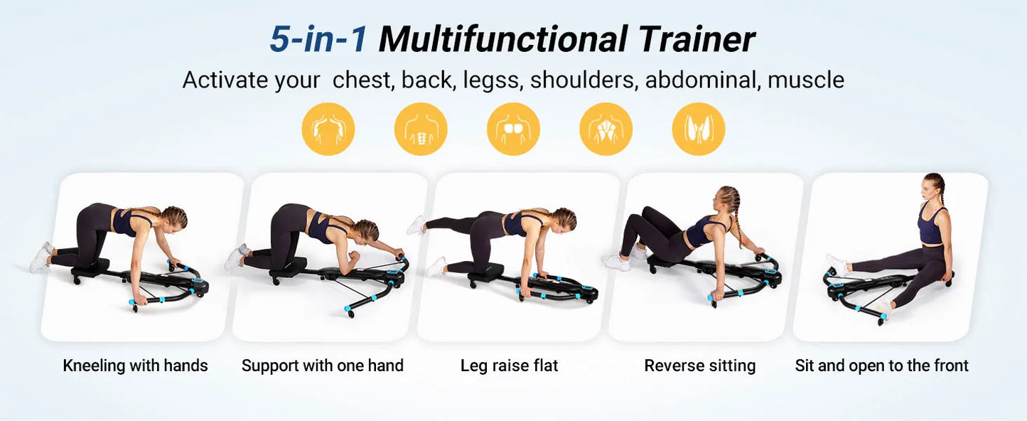 MERACH Core Trainers Ab Machines Rowing Machine/Dragonfly Machine for Home Gym Multifunctional Fitness Equipment