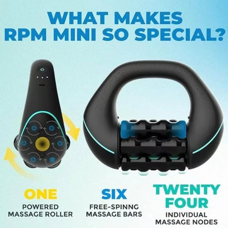 Summer Camping Massager Electric Handheld Relaxation Roller Massager/Camping Supplies and Equipment USB Rechargeable