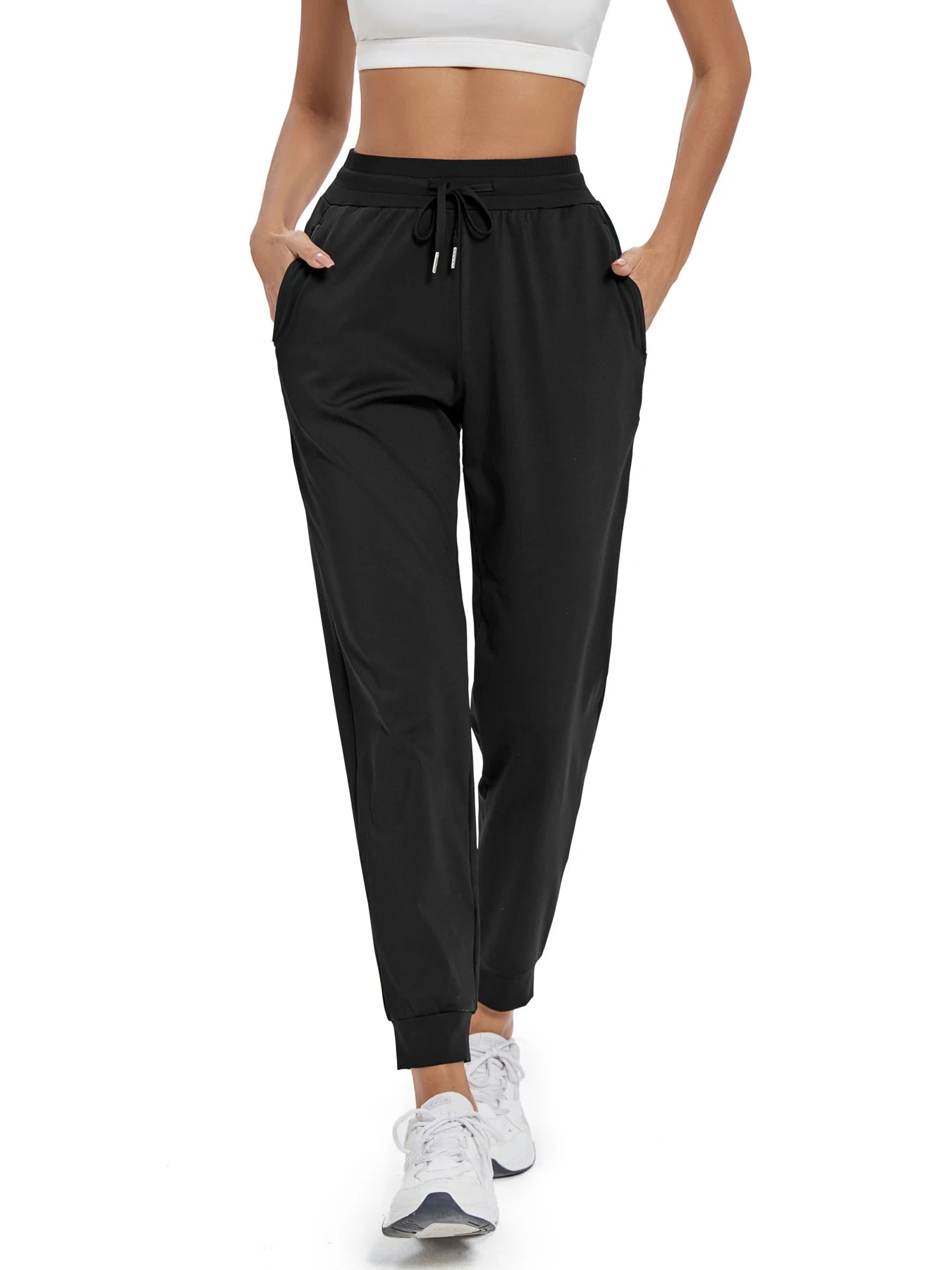 Women's Joggers with Pockets High Waisted Athletic Workout Yoga/Jogger Pants for Women Sweatpants Comfy Lounge Pants