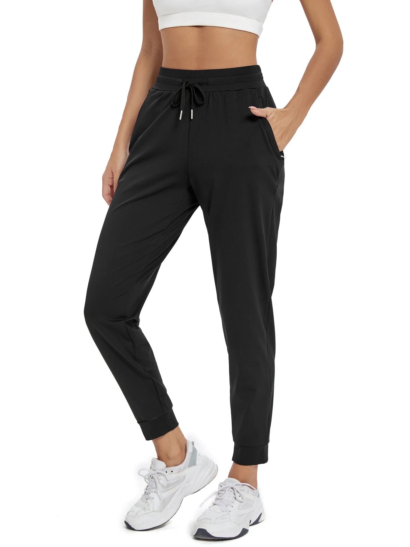 Women's Joggers with Pockets High Waisted Athletic Workout Yoga/Jogger Pants for Women Sweatpants Comfy Lounge Pants