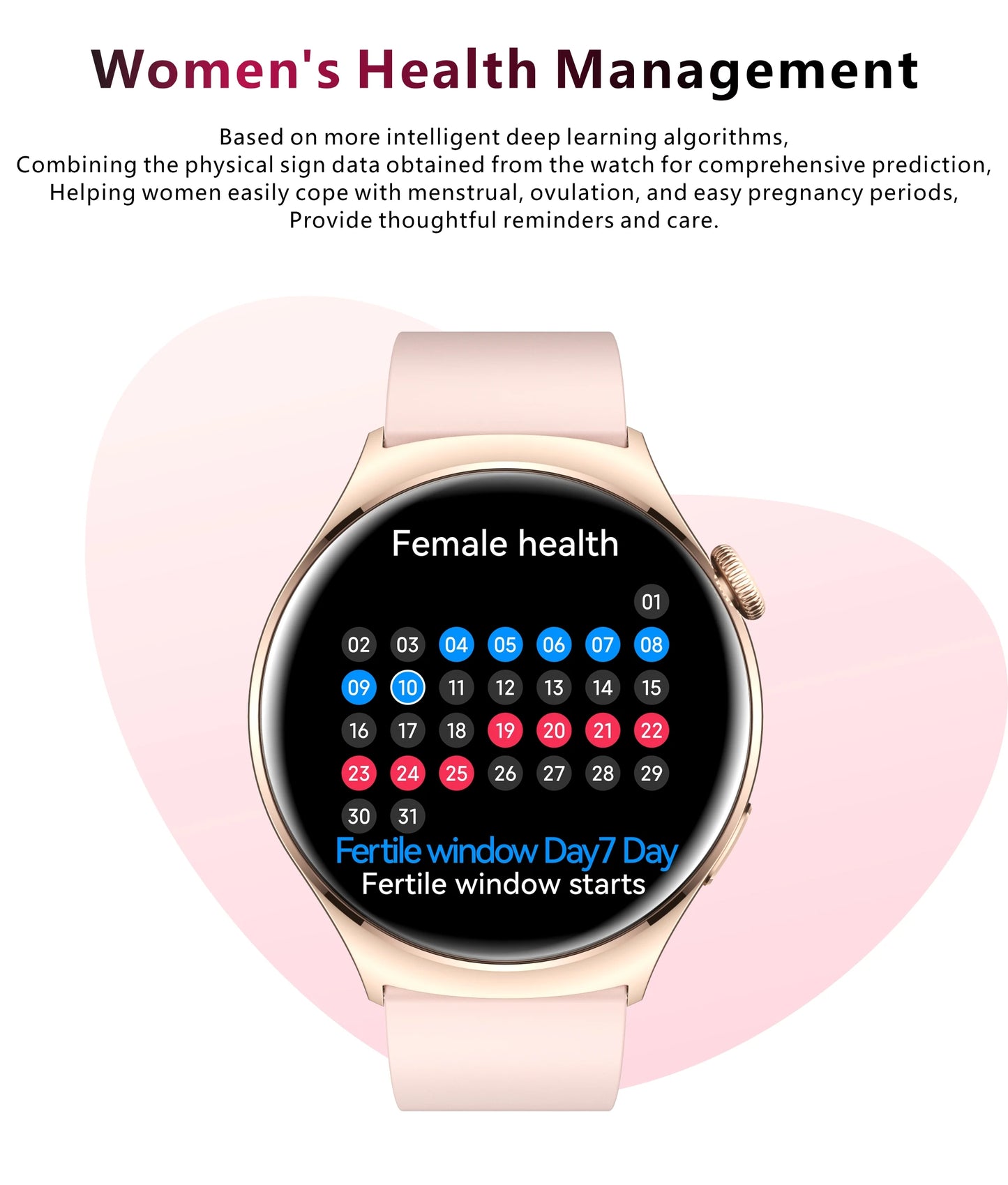 Aolon Mars R3 Smartwatch Premium Health & Fitness Tracker/With 2-Week Battery Life | Ip68 Waterproof Watch For IPhone