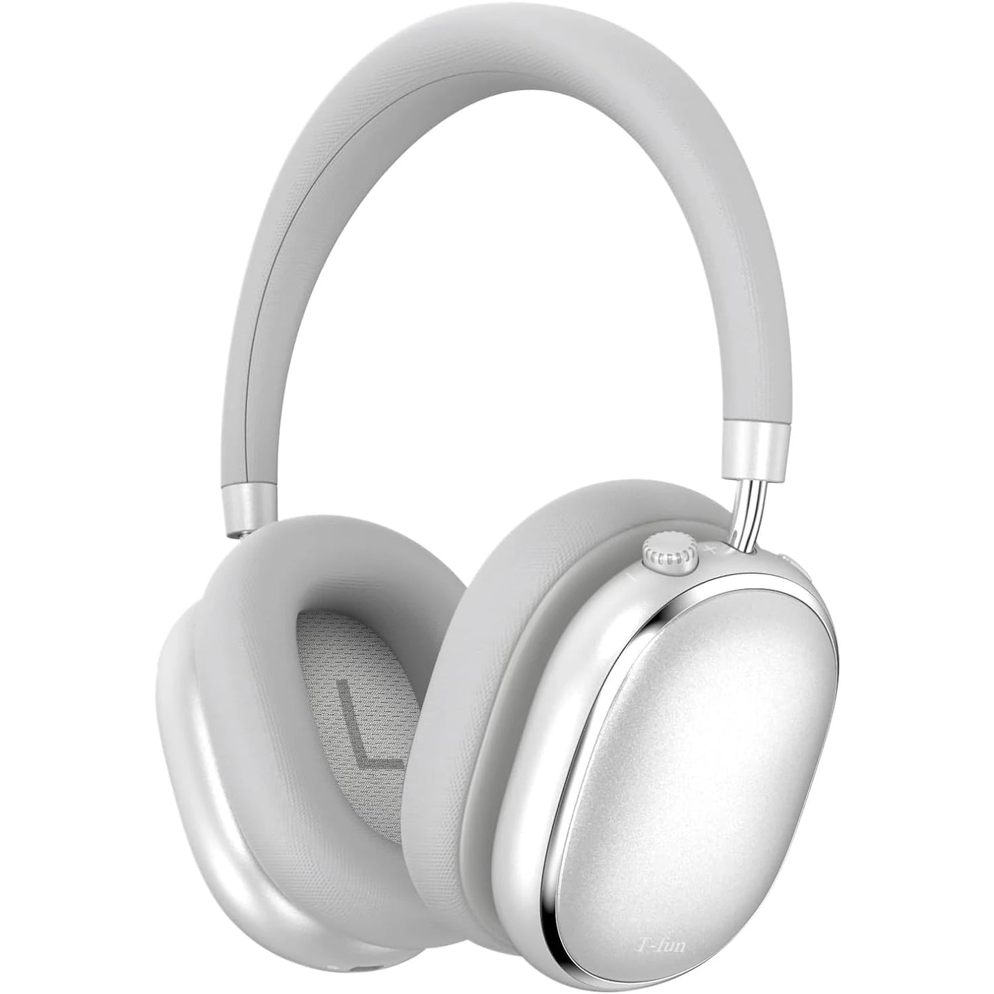 Bluetooth T-fun NC95 Hybrid Active Noise Cancelling Headphones/Built-in Mic 65H Playtime App Control Hi-Res Audio