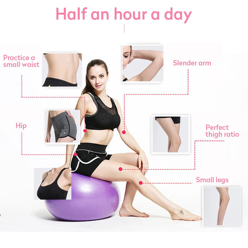 PVC Fitness Balls Yoga Ball Thickened Explosion-proof Exercise Home Gym/Pilates Equipment Balance Ball 45cm/55cm/65cm/75cm/85cm