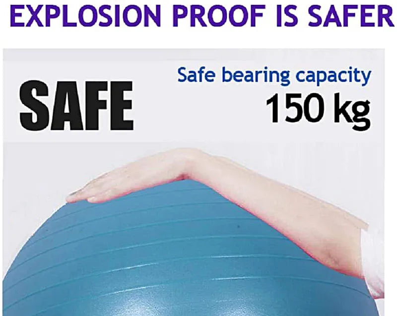 PVC Fitness Balls Yoga Ball Thickened Explosion-proof Exercise Home Gym/Pilates Equipment Balance Ball 45cm/55cm/65cm/75cm/85cm