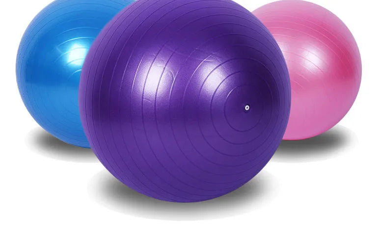 PVC Fitness Balls Yoga Ball Thickened Explosion-proof Exercise Home Gym/Pilates Equipment Balance Ball 45cm/55cm/65cm/75cm/85cm