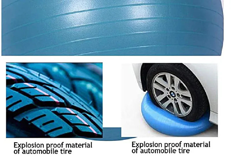 PVC Fitness Balls Yoga Ball Thickened Explosion-proof Exercise Home Gym/Pilates Equipment Balance Ball 45cm/55cm/65cm/75cm/85cm