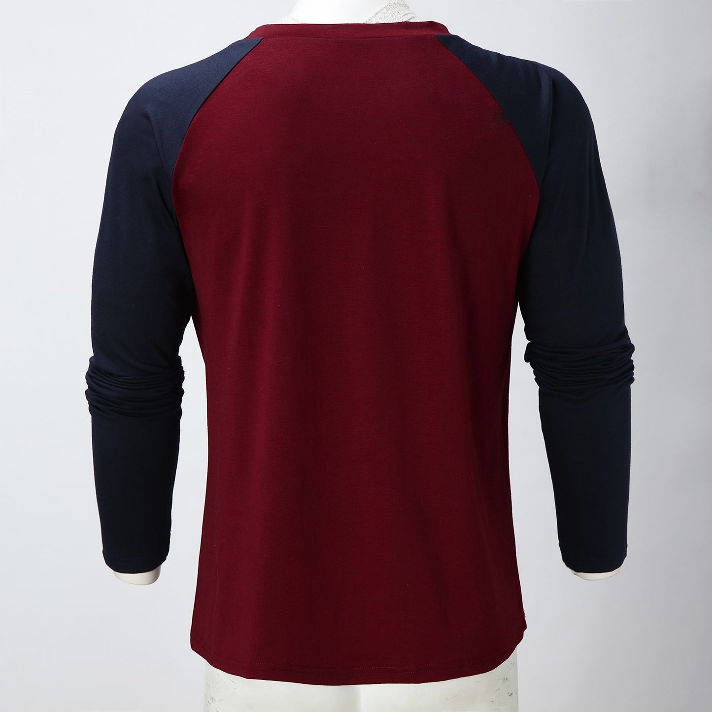 Men's Autumn Patchwork Long Sleeve T-shirt Slim Casual Fashion O Neck Pullover Top Daily Sports Oversized T Shirt Men Camisetas