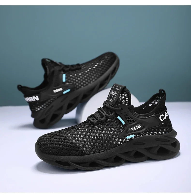 Men's Summer Mesh Sneakers Breathable for Casual Outdoor Running/Tennis Hiking & Luxury Platform Loafers Style