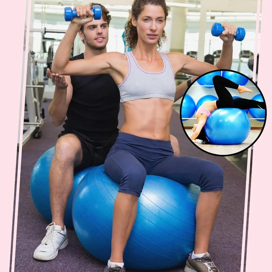 10 Pcs Pilate Ball Exercise Ball Bulk Yoga Ball/for Fitness Core Ball Chair Workout Equipment with Pump