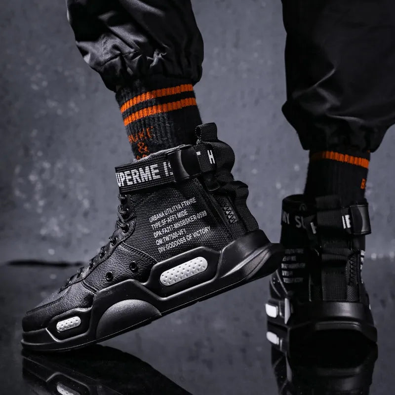 Men's fashionable sports shoes, high top walking shoes sports and casual shoes/fashionable sports and fashionable men's shoes