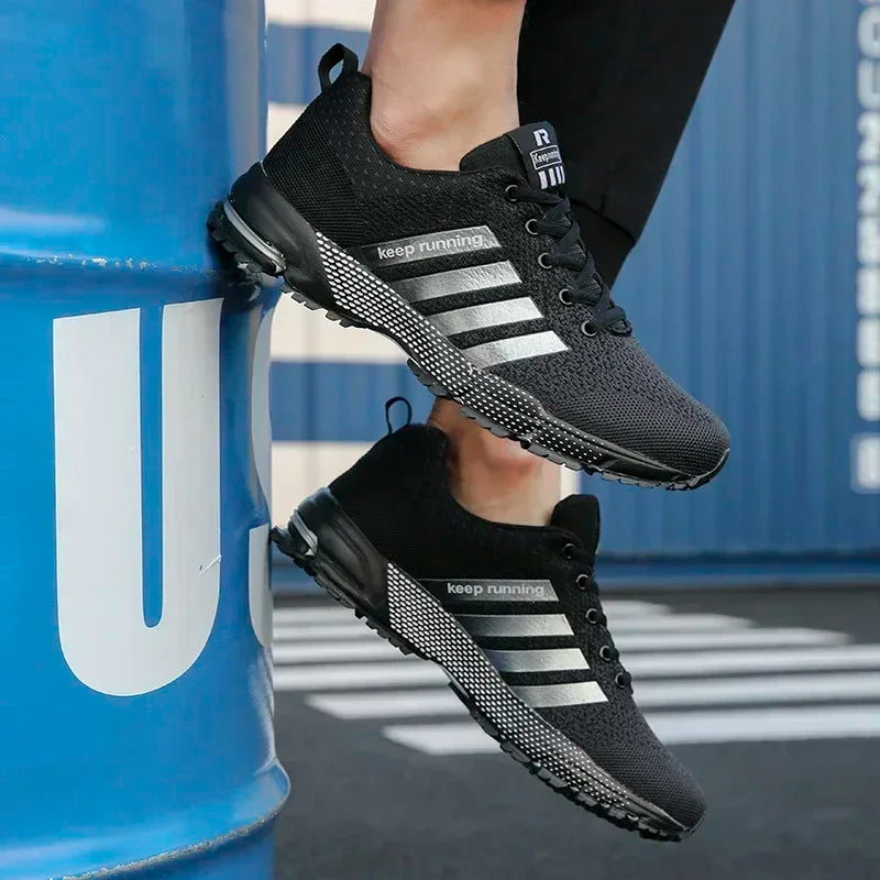 Men Casual Sneakers Summer Breathable Sport Shoes Lightweight Outdoor/Mesh Running Shoes Athletic Jogging Tennis Walking Shoes