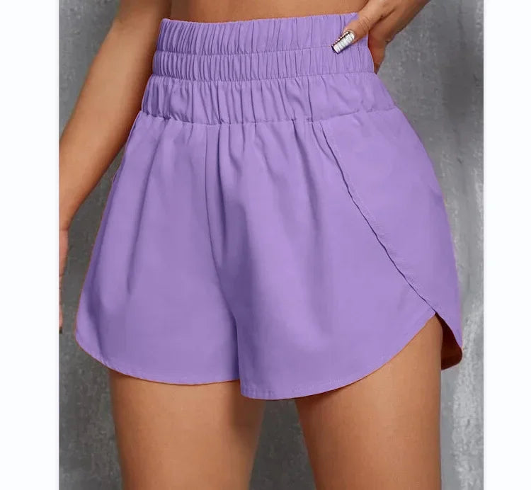 Boxer Shorts for Women Teen-girls Light Weight Pull-on High Rise Shorts/Outfit Athletic Style Summer Workout Shorts