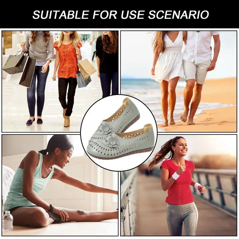 Soft Leather Loafers Casual Fashion Flats Breathable Shoes Slip-on/Leisure Walk Shoes Soft-Soled PU Leather Orthopedic Shoe
