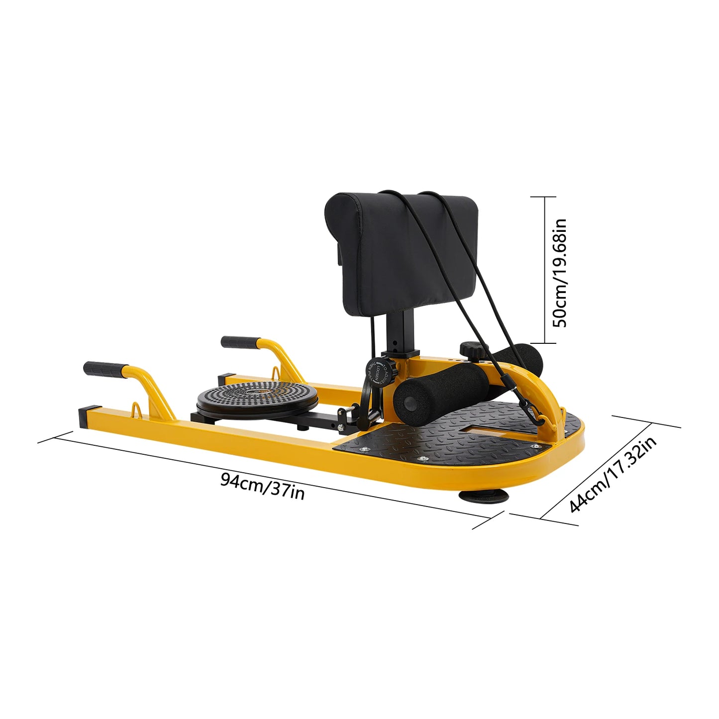 Deep Squat Machine: Adjustable Backrest and Leg Hook/for All Fitness Levels Built with High-Strength Steel for Stability