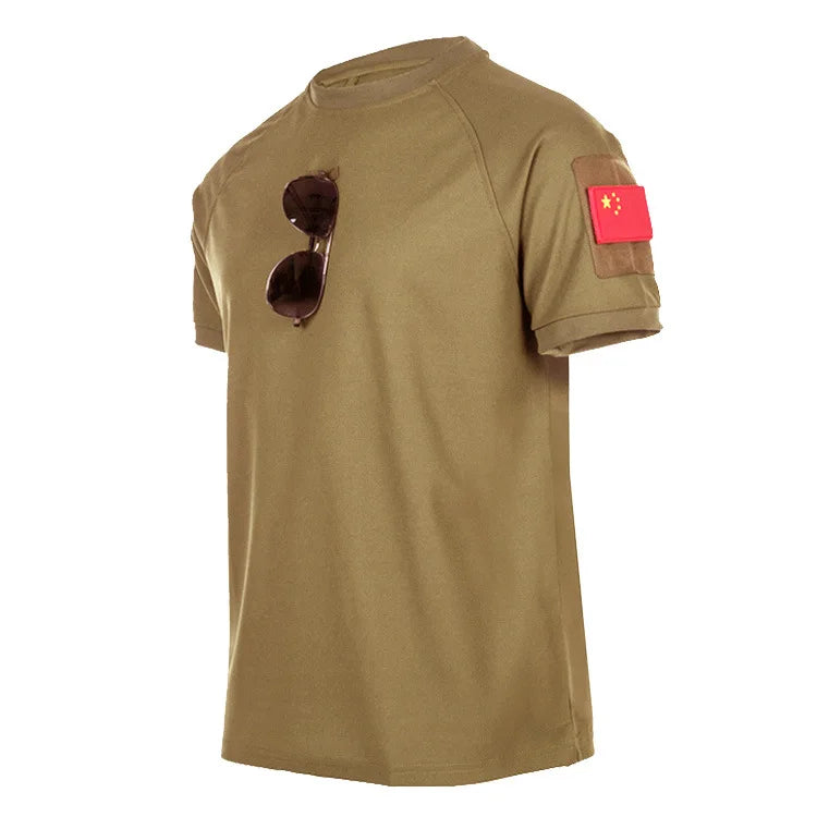 Men's Breathable Hiking Camping Trekking Fishing Climbing/Quick Dry T-Shirt Summer Fast Dry Pullover Tees O-Neck