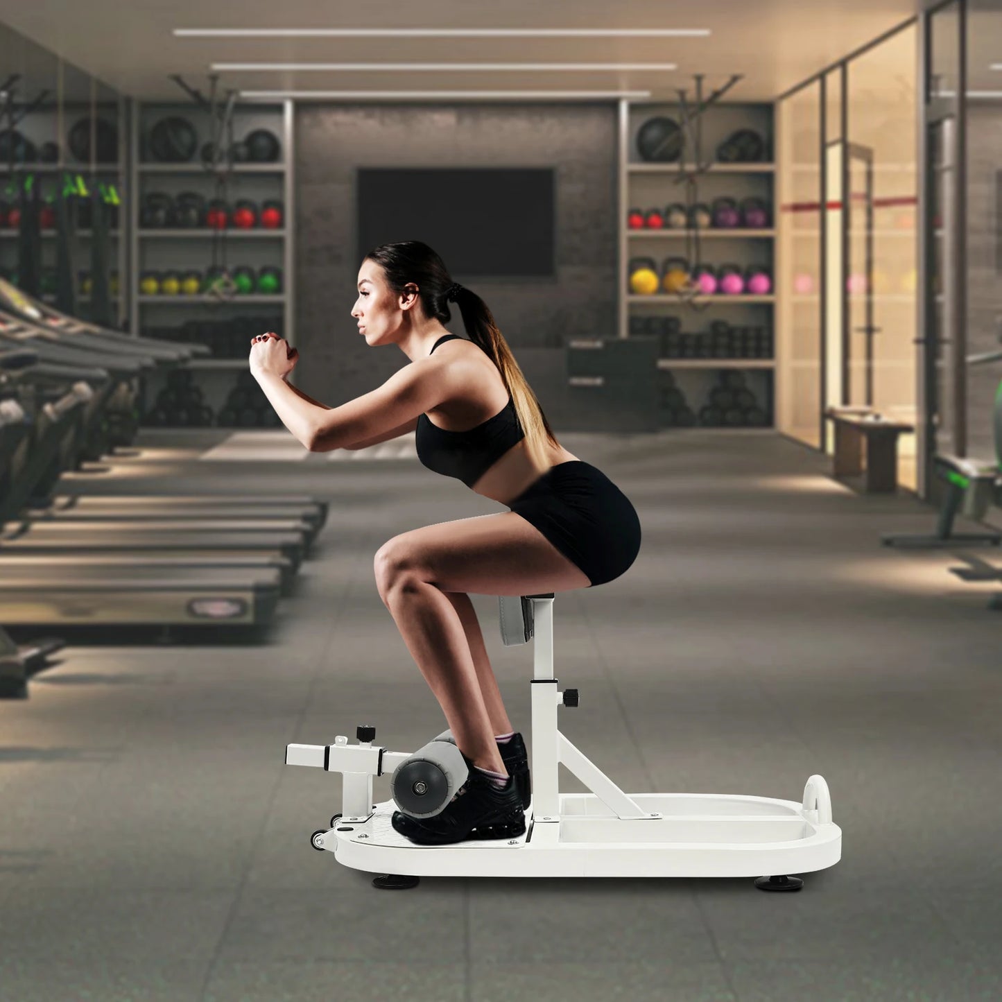 Multi-Function Deep Squat Bench Home Gym Workout Station/Leg Exercise Machine Multifunctional Fitness Equipment