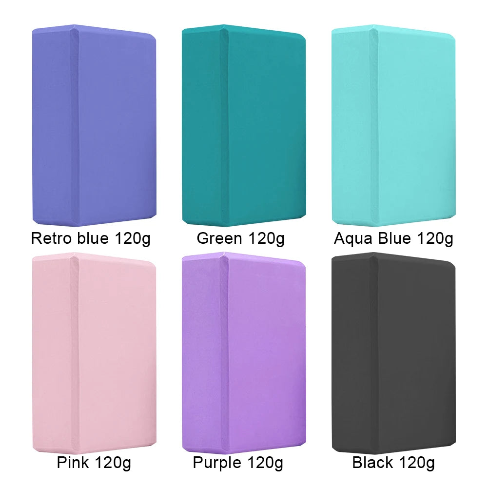 EVA Yoga Block Waterproof Yoga Balance Bricks Moisture-Proof High Density Yoga Blocks/Body Shaping Yoga Blocks for Yoga Pilates