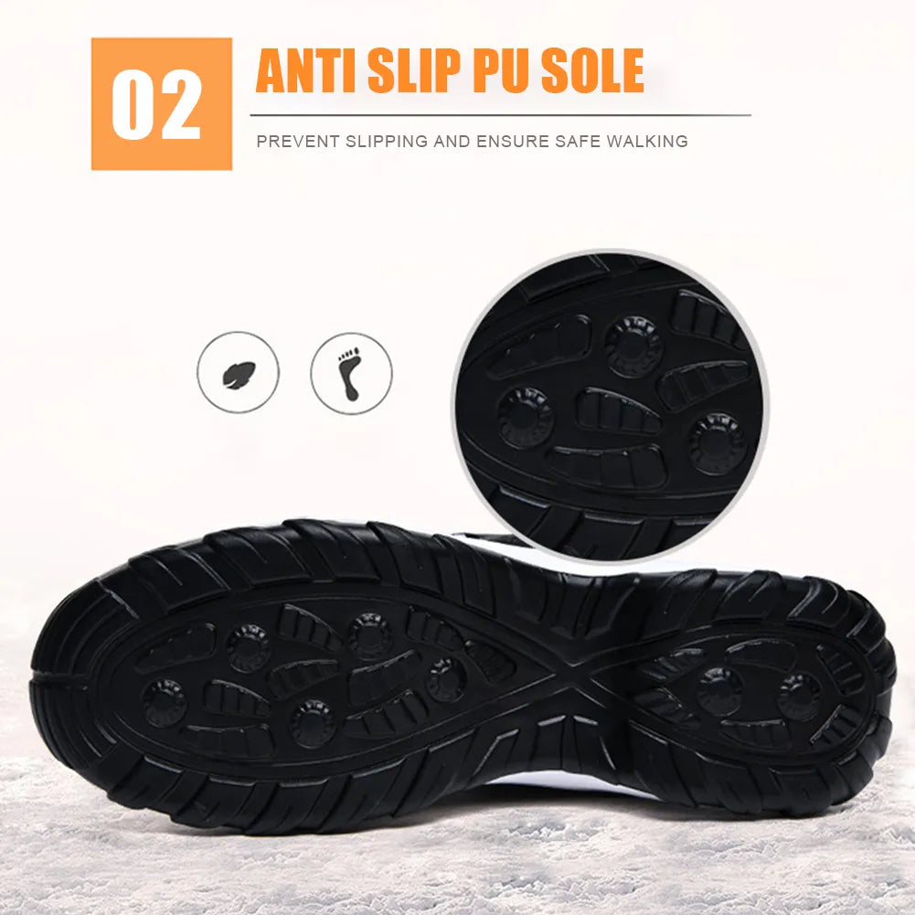 Women High Quality Boots Thick Plush Warm Snow Boot/Women Winter Waterproof Shoes