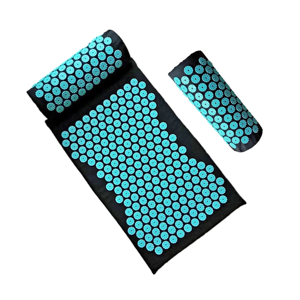 Acupuncture Massage Cushion Pillow Yoga Mat Muscle Tension Spike Pad/Body Head Relieved Stress Pain Massager for Yoga