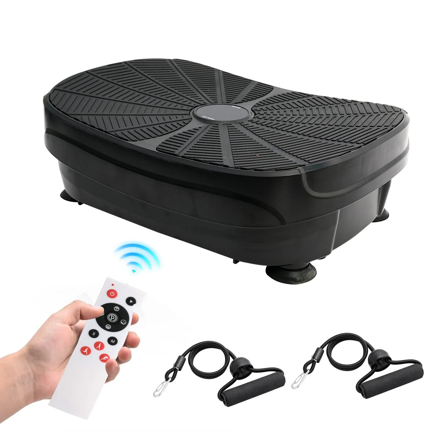 Vibration Plate Exercise Machine Whole Body Workout Power Vibration Shake Platform/Fitness Lazy Slimming Resistance Bands