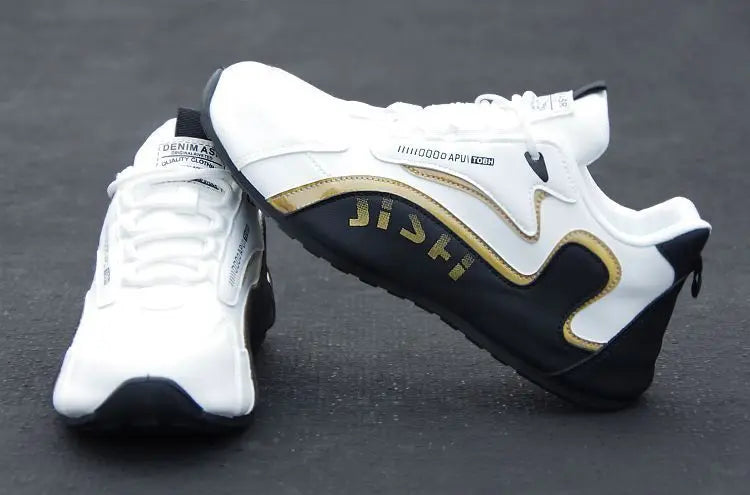 Running Shoes Men's Leather Shoes Fashion High-end/Travel Shoes Spring Autumn Men's Sneakers Leather Sports