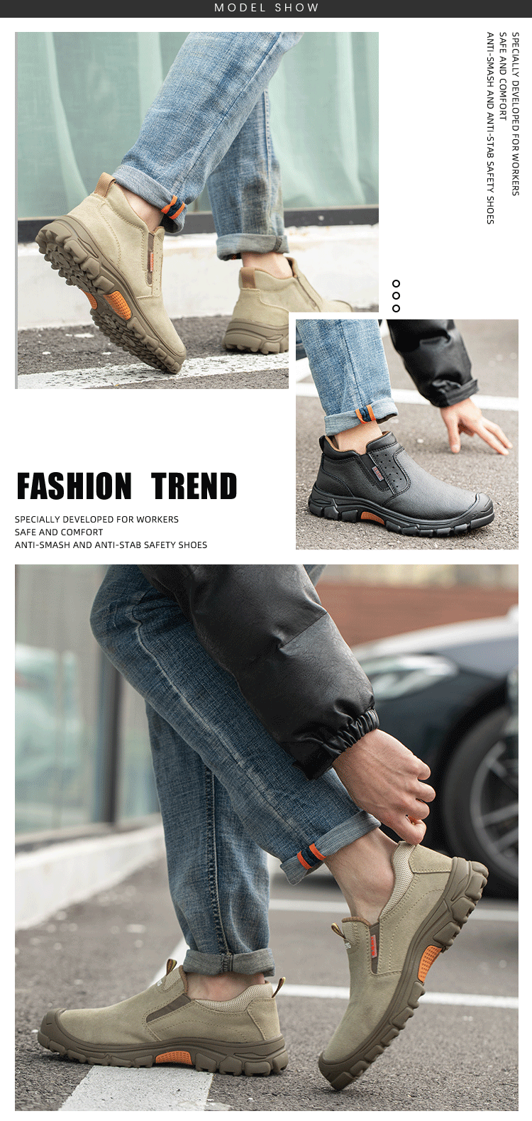 Men Work Shoes Breathable Work Sneakers Composite Toe Safety Shoes/Anti-Puncture Indestructible Shoes Welders Safety Boots