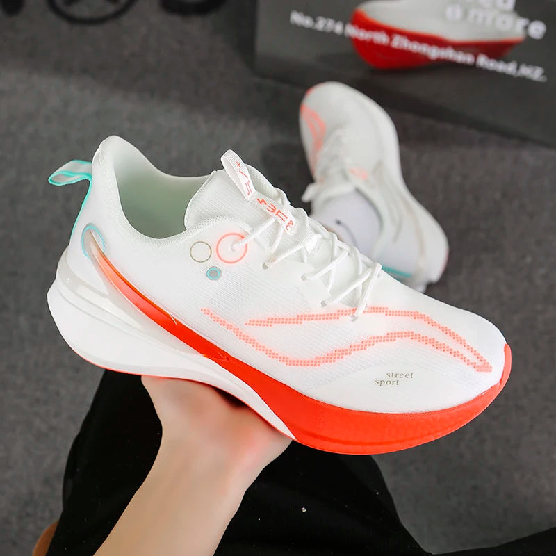 Breathable, rebound, and shock-absorbing running shoes for men/ultra light sporty comfortable and popular