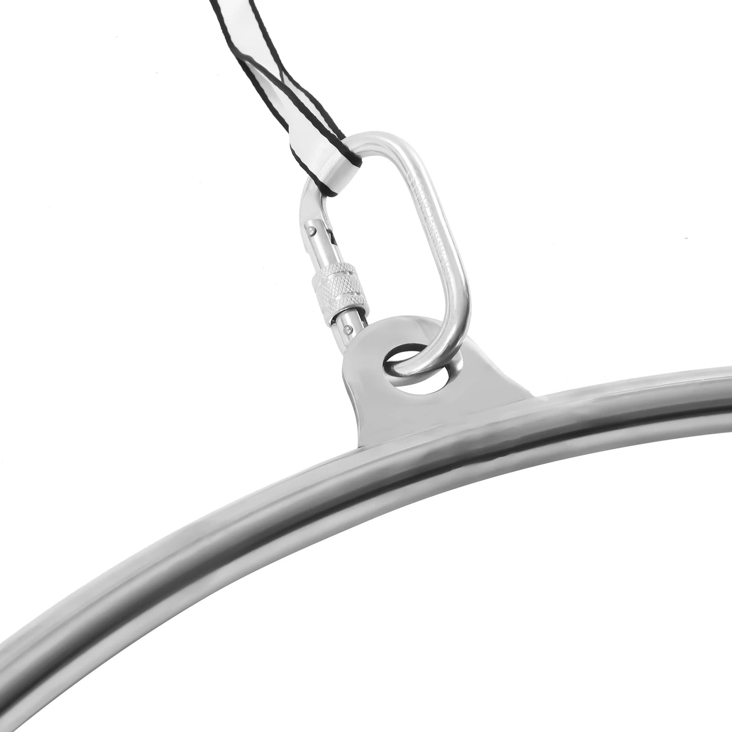 90cm Professional Aerial Hoop Dancing Circus Ring Set/Single Point Circus Aerial Equipment Yoga Hoop