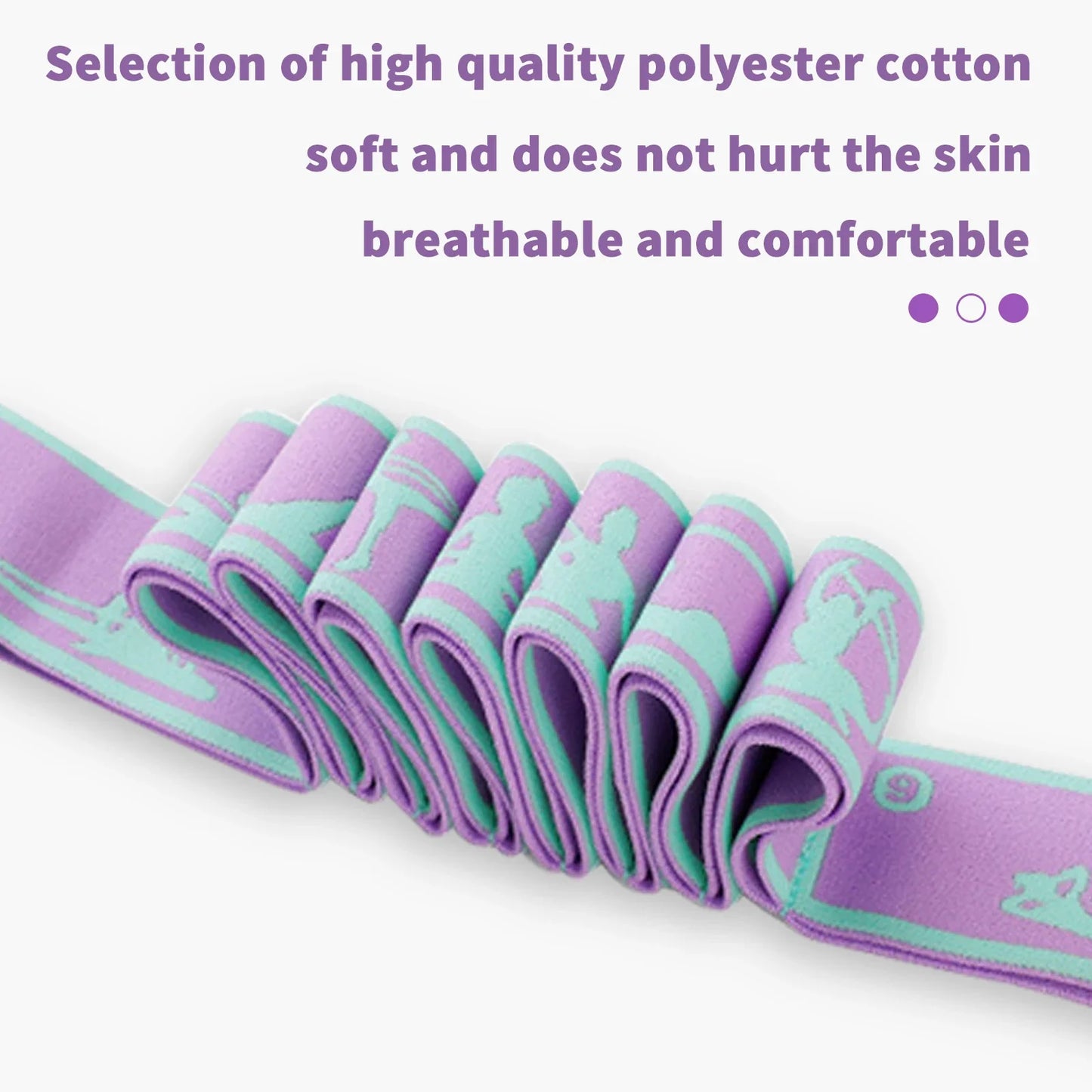 Multi-Section Elastic Yoga Resistance Bands Adult Child Dance Training/Gym Home Pilates Exercise Pull Strap Belt Fitness Sport