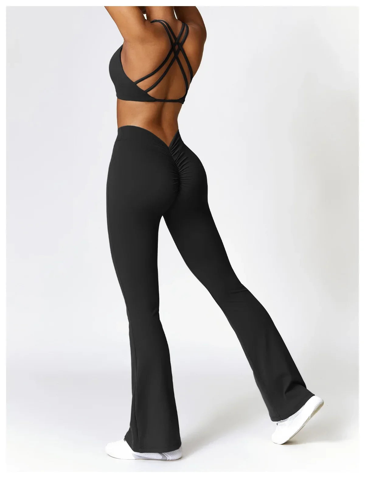 Push Up Gym Tops Women Pleated Design Sports Bra Women Beauty/Cross Back Yoga Bras Running Yoga Clothes Fitness Workout Bra