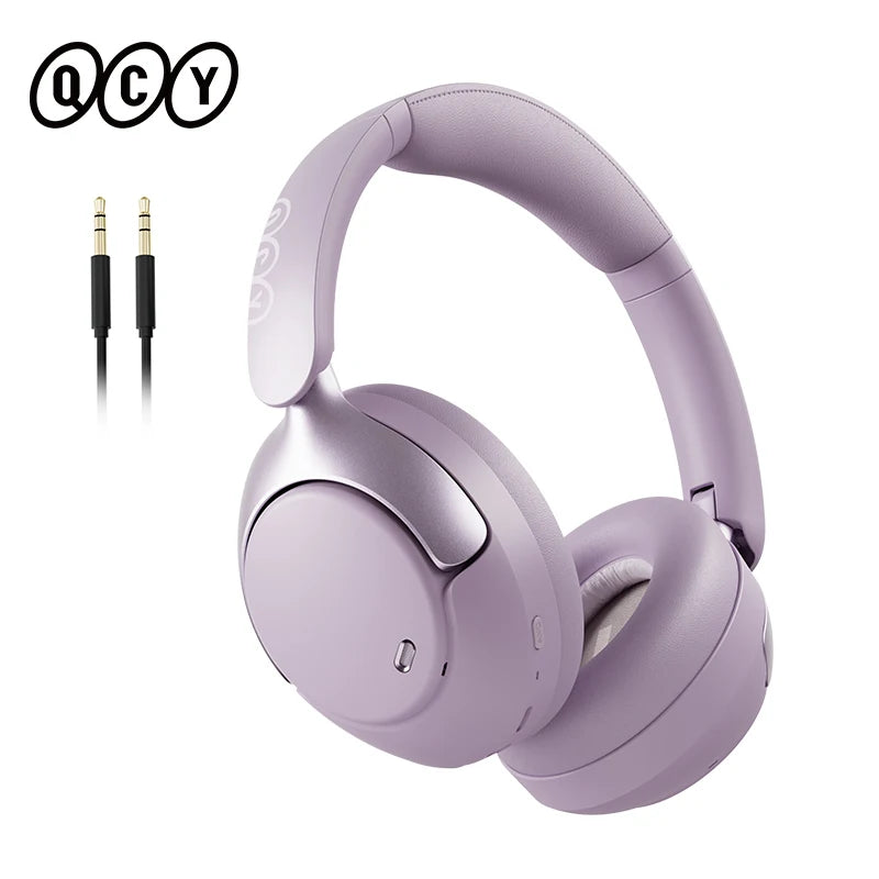 QCY H3 PRO Adaptive ANC Wireless Headphones Over Ear Headset/50dB with LDAC Hi-Res Wireless Audio Bluetooth 5.4 Dual Connection