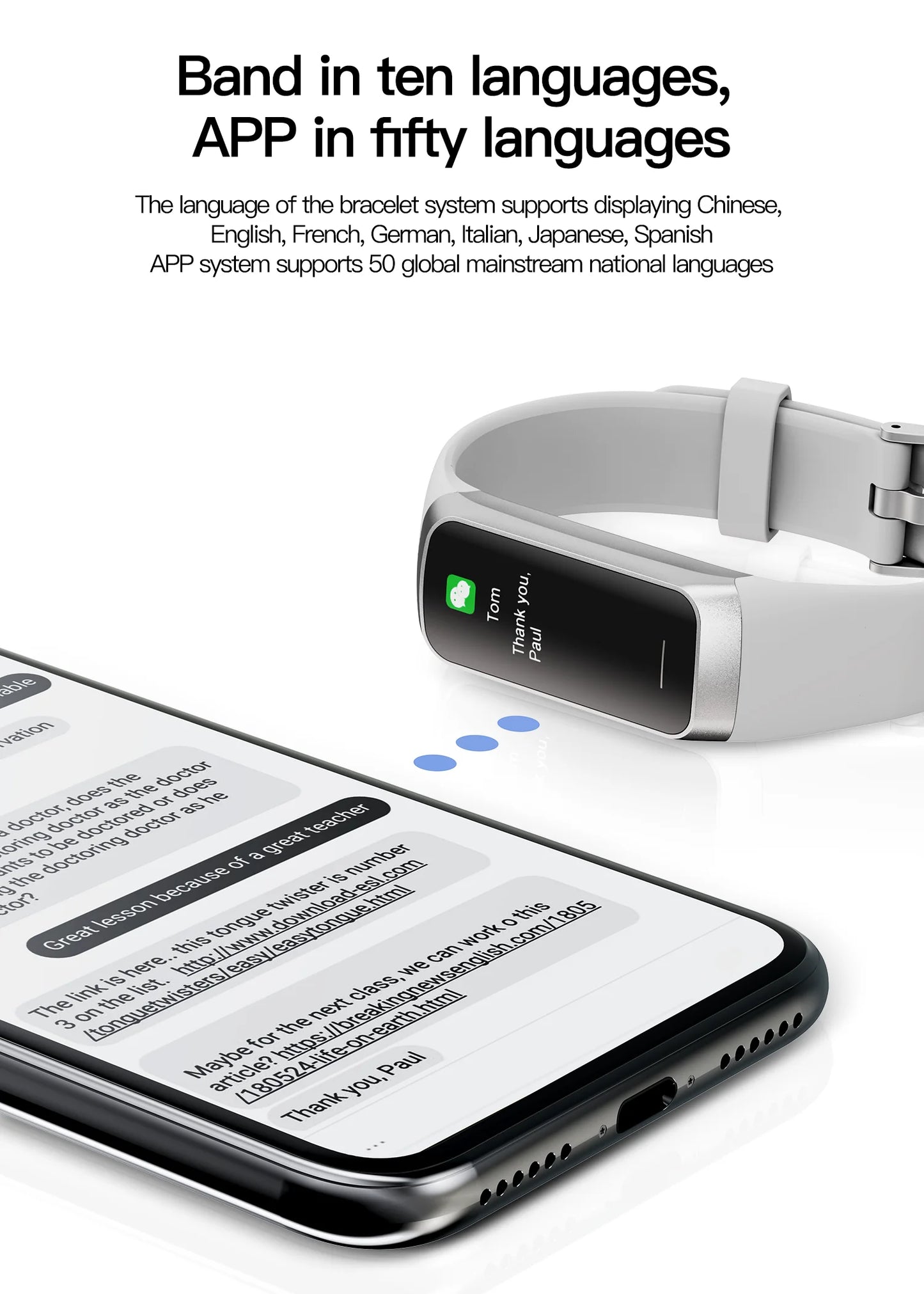 LIGE Amoled Smart Watch Smartwatch Band Women Heart Rate Blood/Waterproof Connected Smart Bracelet Sport Fitness Tracker  Watch