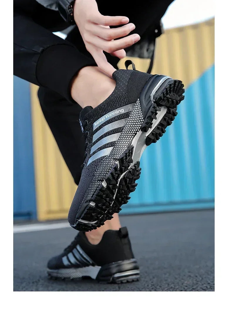 Men Casual Sneakers Summer Breathable Sport Shoes Lightweight Outdoor/Mesh Running Shoes Athletic Jogging Tennis Walking Shoes