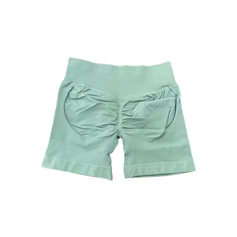 Impact Shorts with Logo Women Seamless Yoga Shorts/Scrunch Gym Shorts Workout Biker Short Fitness