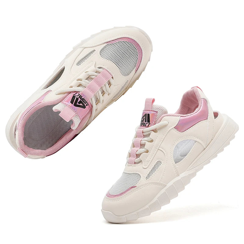 Women's Breathable Thick-Sole Sneakers w/Durable Design/Outdoor Running/Walking Shoes for Gym & Daily Wear Stylish Comfort