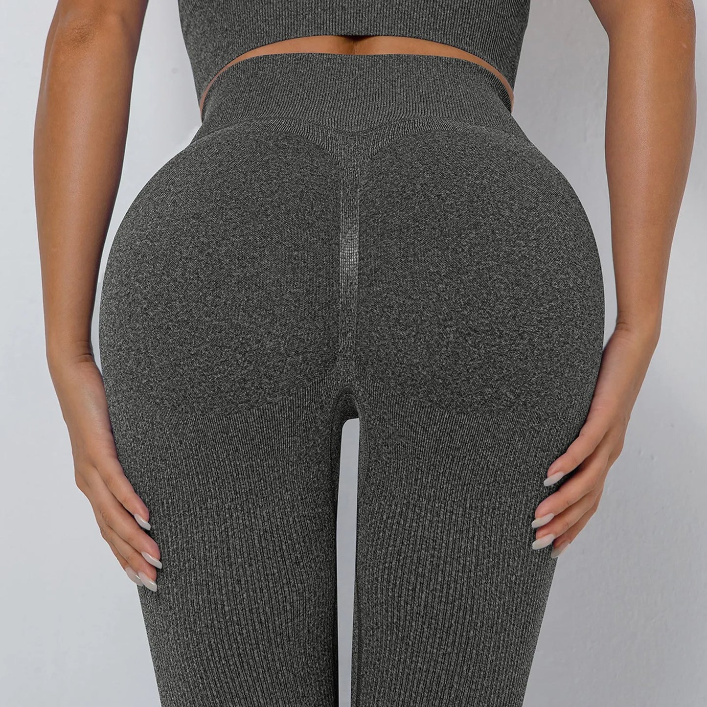 Women's Sports Leggings High Waist Butt Push Up Leggings/Seamless Compression Gym Leggings For Sports Yoga
