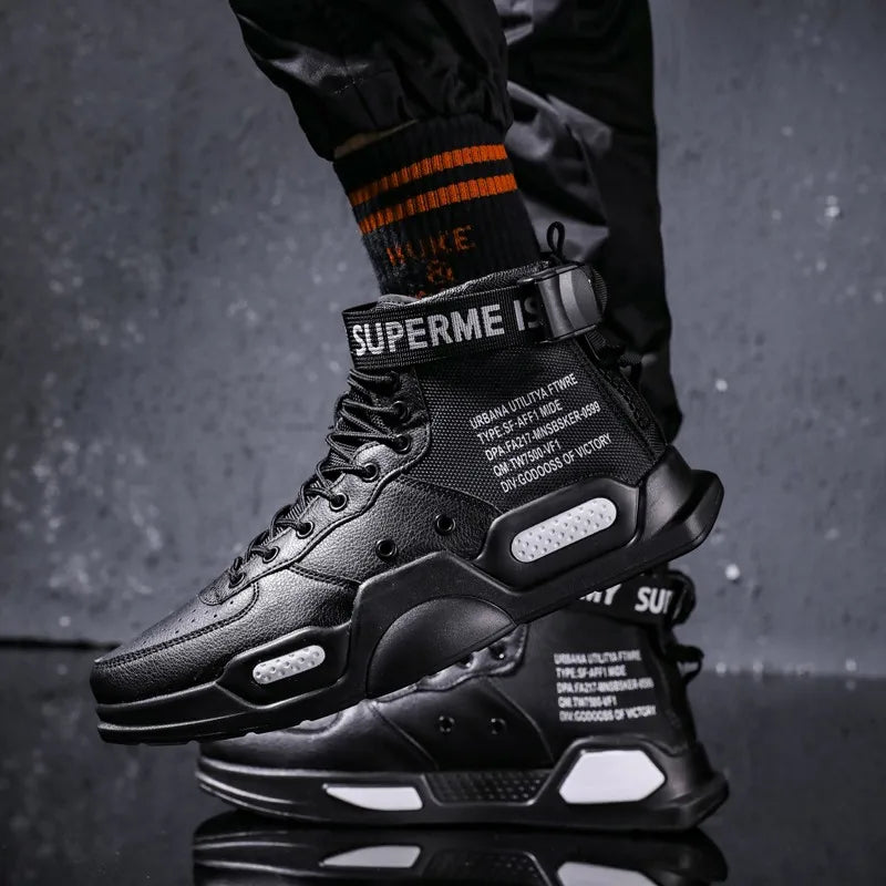 Men's fashionable sports shoes, high top walking shoes sports and casual shoes/fashionable sports and fashionable men's shoes