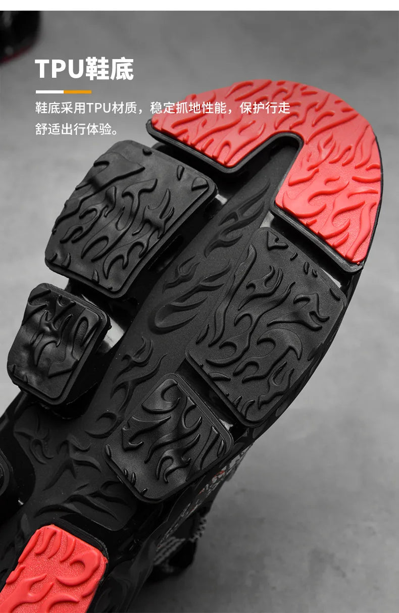 Men's Running Shoes Blade Non Slip Fashion Sneakers/Breathable Mesh Soft Sole Casual Athletic Walking Shoes