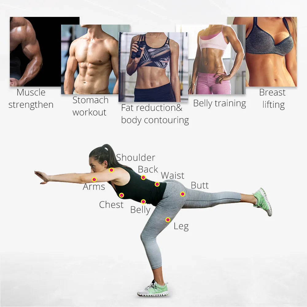 2in1 Bio Microcurrent Body Shape/Breast Enhancement Massager Electrostimulation