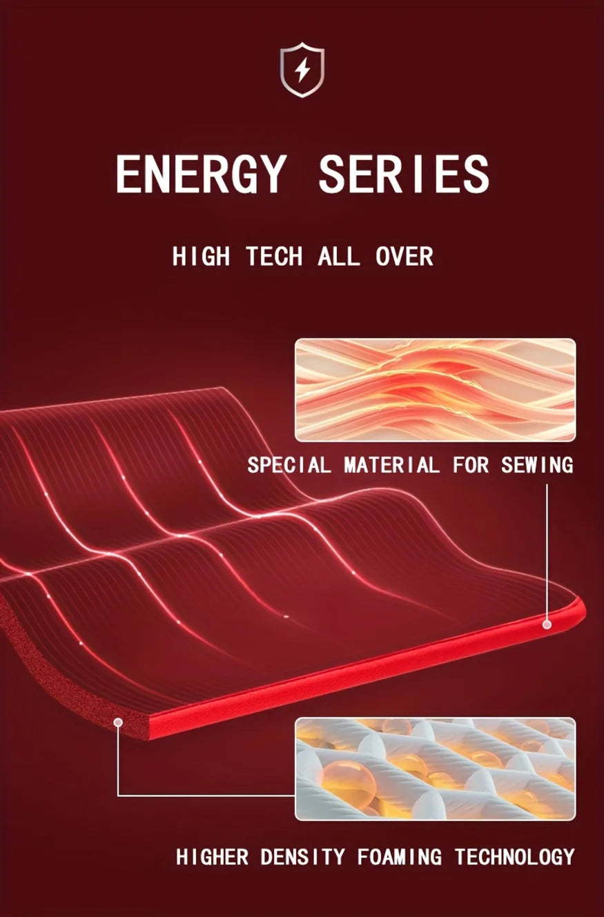 10MM Extra Thick 183cmX62cm Yoga Mats NBR Non-slip Exercise Mat/Fitness Tasteless Pilates Workout Gym Mats With Cushion