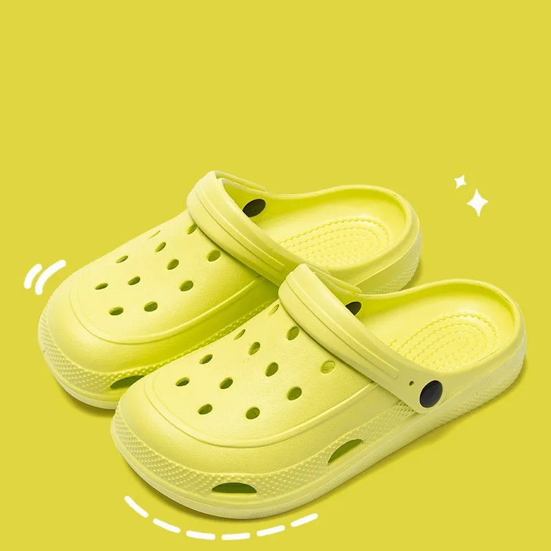 Women Home Slippers Sandals Summer Garden Clogs Shoes Beach Slipper Outdoor Waterproof Soft Slides Casual Anti Slip