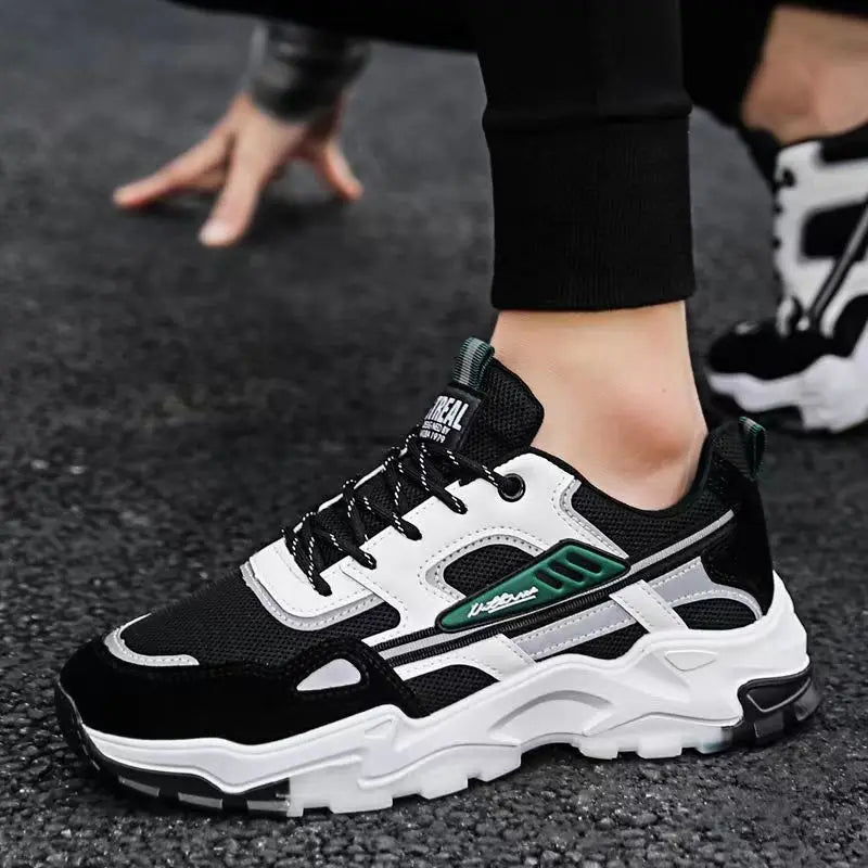 NEW Men's Breathable Mesh Running Sneakers Running Shoes/Outdoor Anti-skid Sports Running Shoes Men Sports Shoes