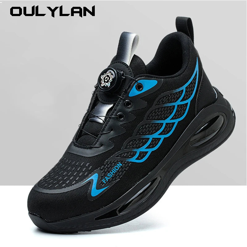 High-density Protective Shoes for men Anti Smashing/Anti Piercing Summer Lightweight Sneakers Work Safety shoes