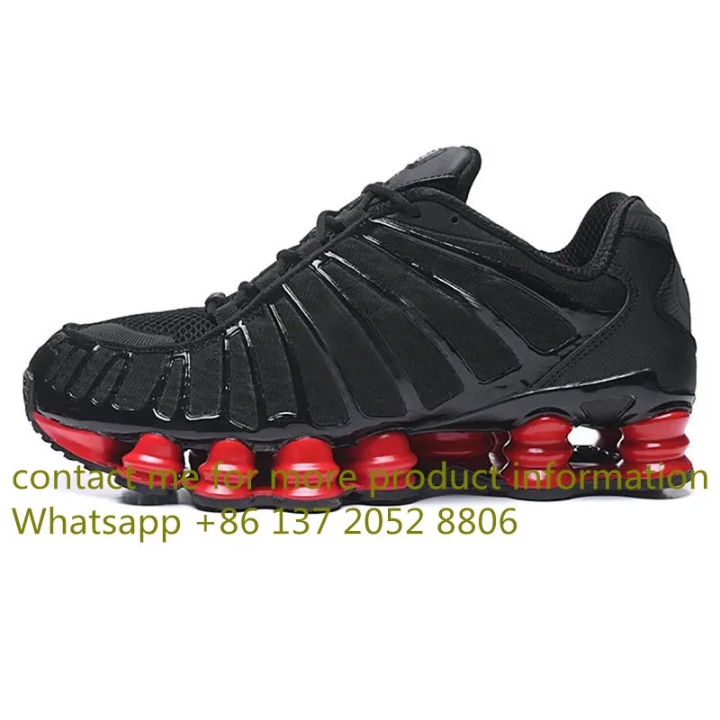 Hot Max Shoe TL 1308 Column Men's Black Gold comfortable/Cushion Outdoor Sports Running Shoes Size 40-45