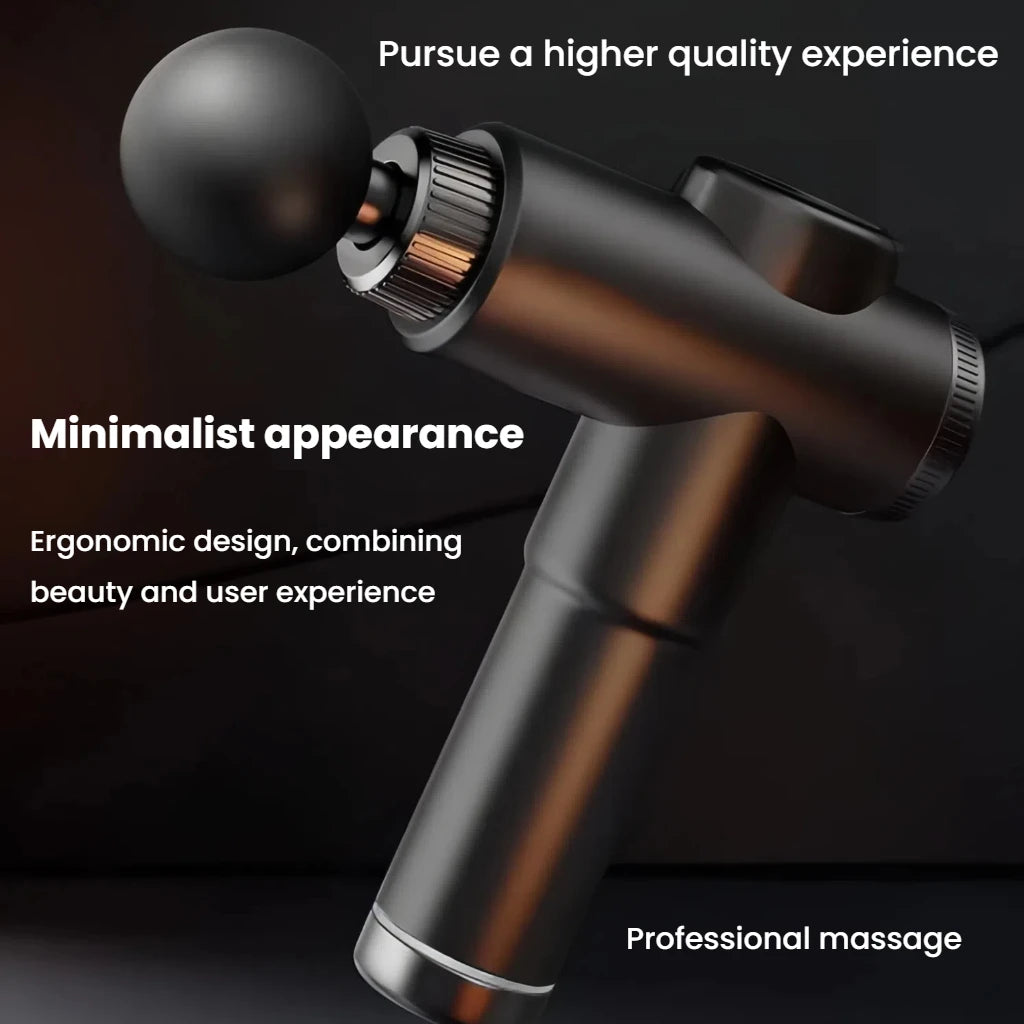 Massage Gun LCD Touch Screen Muscle Fasciitis Pain Relief/Recovery Suitable Alleviating for Athletes and Office Workers