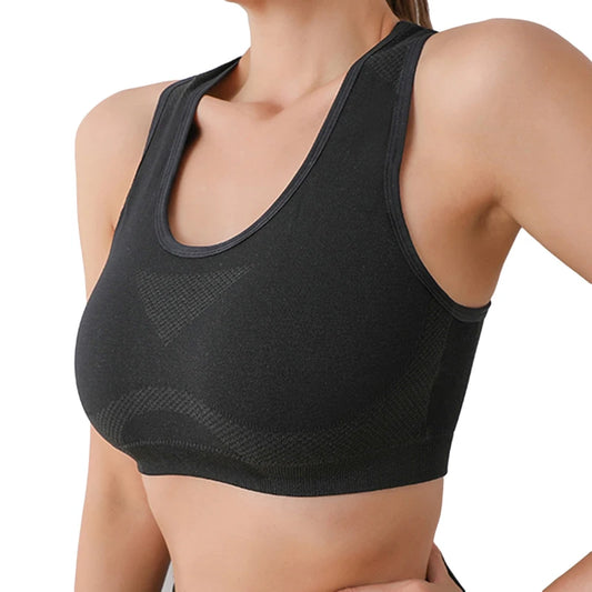 Women Sports Bras Yoga Top Vest High Shockproof Quick-drying Yoga/Gym Running Fitness Underwear Ladies Seamless Sportswear