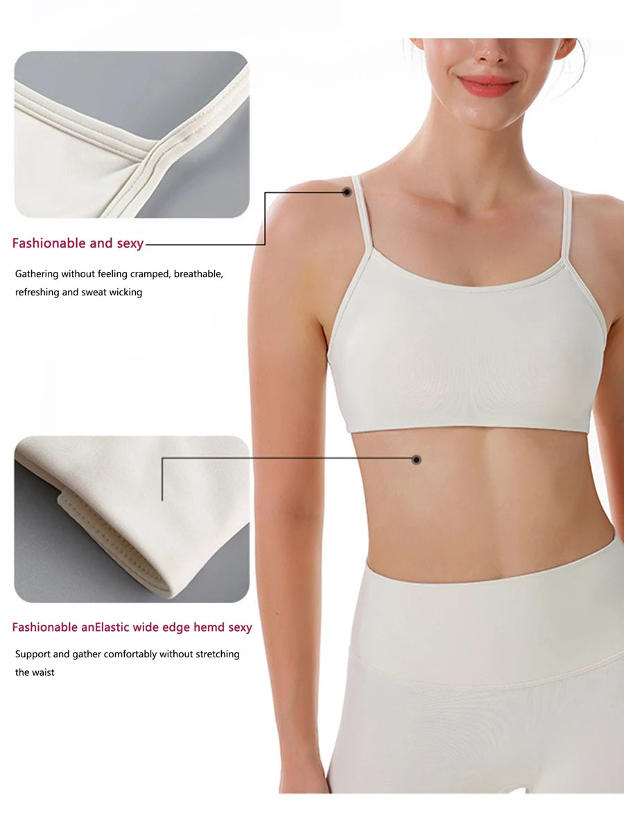 Women Seamless High Impact Sports Bra with Removable Pads/and Cross Back Straps for Yoga Running Workout Fitness