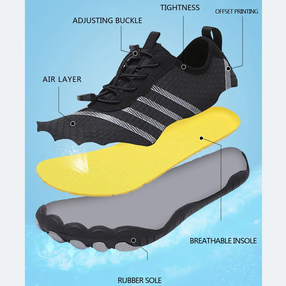 Oulylan Water Shoes Women Beach Aqua Shoes Quick Dry Barefoot/Upstream Hiking Wading Sneakers Swimming Climbing Shoes