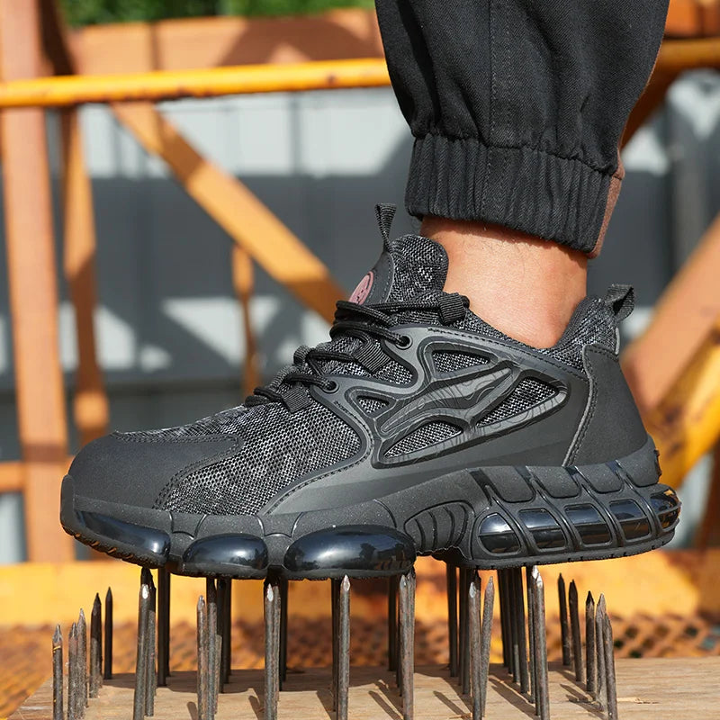 Protective Safety Shoes Men Anti-smash Anti-puncture Steel Toe Work Shoes/Breathable Security Industrial Shoes Men Safety